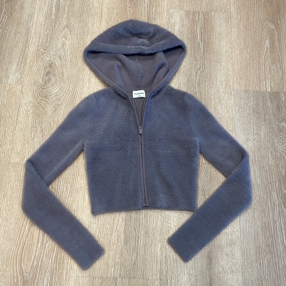 Sunday Best fuzzy zip hoodie - Picture 1 of 6